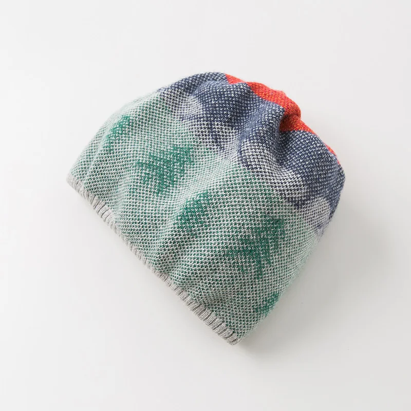DB11430-1 dave bella autumn winter unisex baby jacquard cotton wool hat | Детская одежда и обувь