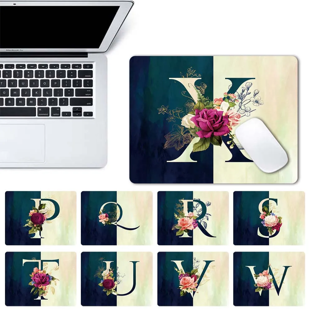 

Universal Waterproof Mousepad for Gaming Laptop Computer Desk Mat Mouse Pad Letter Pattern Office Desk Accessories