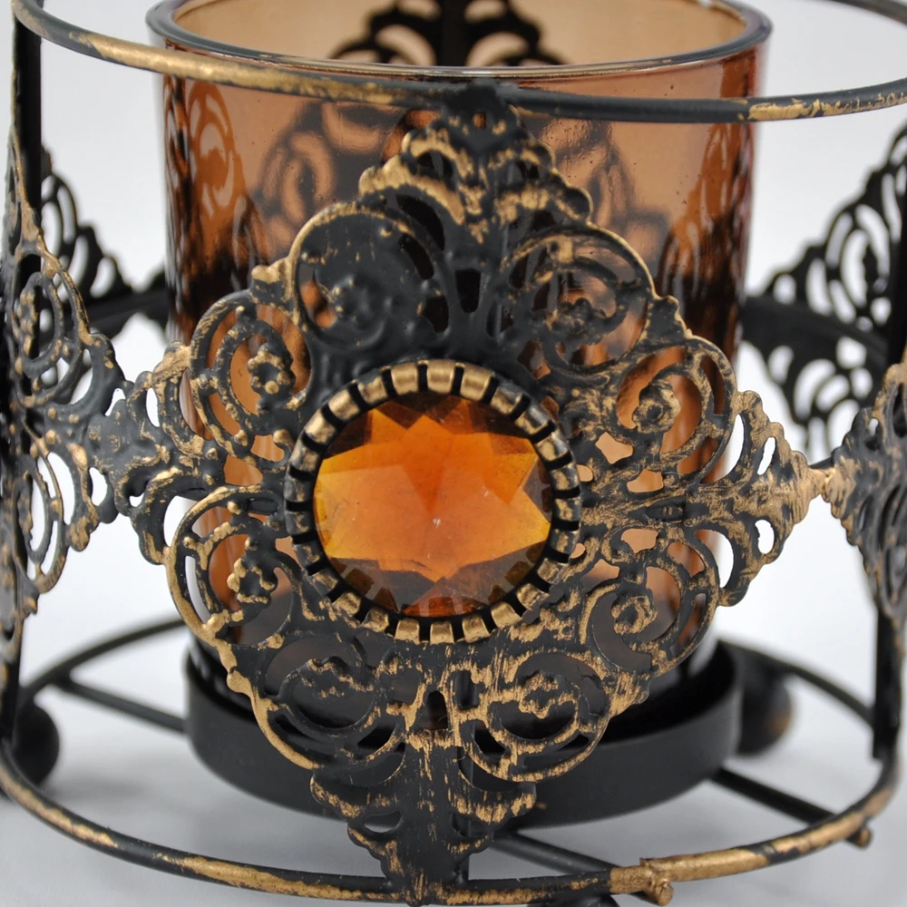 Металлические подсвечники полое резное в стиле &quotРетро&quot подсвечник для