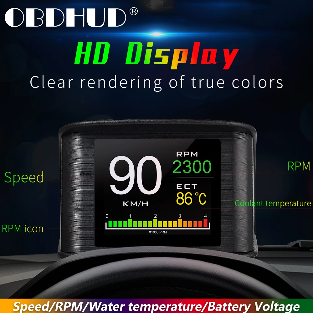 Компьютер Hud T600 GPS OBD проектор скорости автомобиля цифровой датчик дисплей