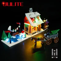 led light kit for 10216 winter village bakery christmas series gifts diy toy set not including building blocks