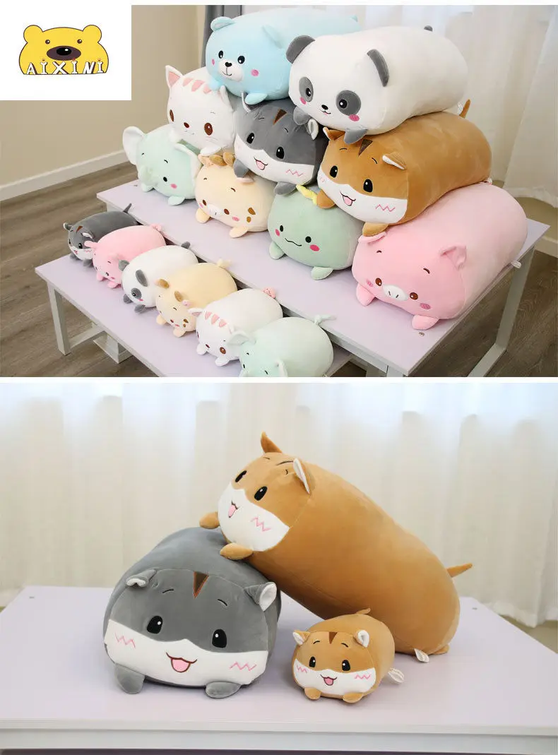 Мягкая игрушка динозавра 90 см длинная плюшевая подушка для хомяка Kawaii Pig Panda