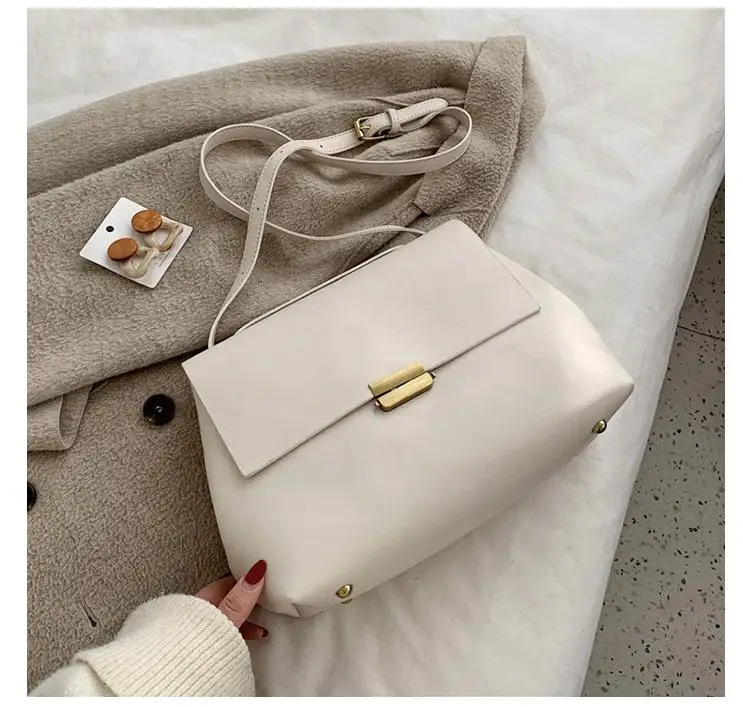 Новинка 2020 женская сумка через плечо из искусственной кожи мягкая кожа