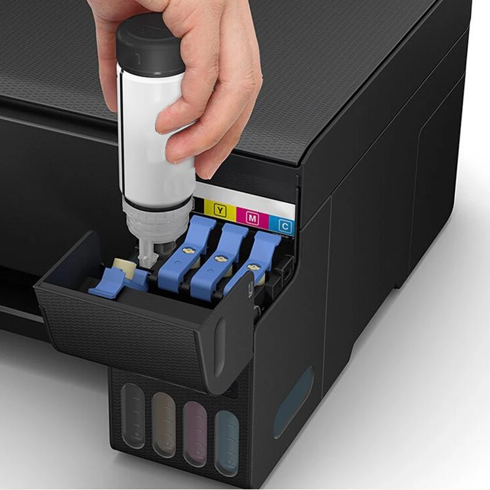 Набор для заправки Epson EcoTank L чернила на основе красителя СНПЧ 4150 4160 6161 3110 ET 3150 2710