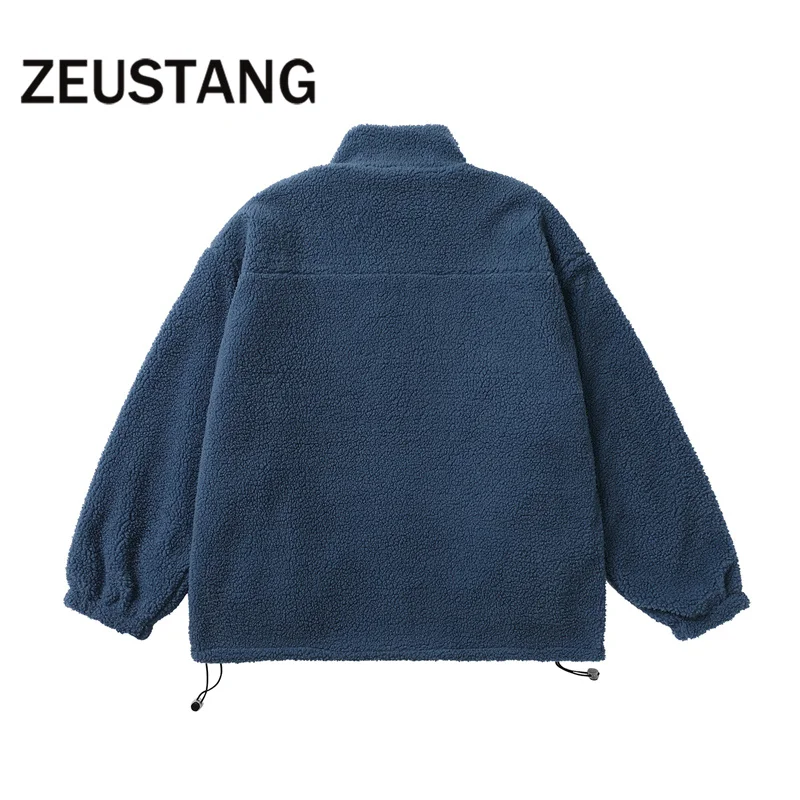 Zeusntang Harajuku уличная мода куртки стандартные повседневные свободные пальто на
