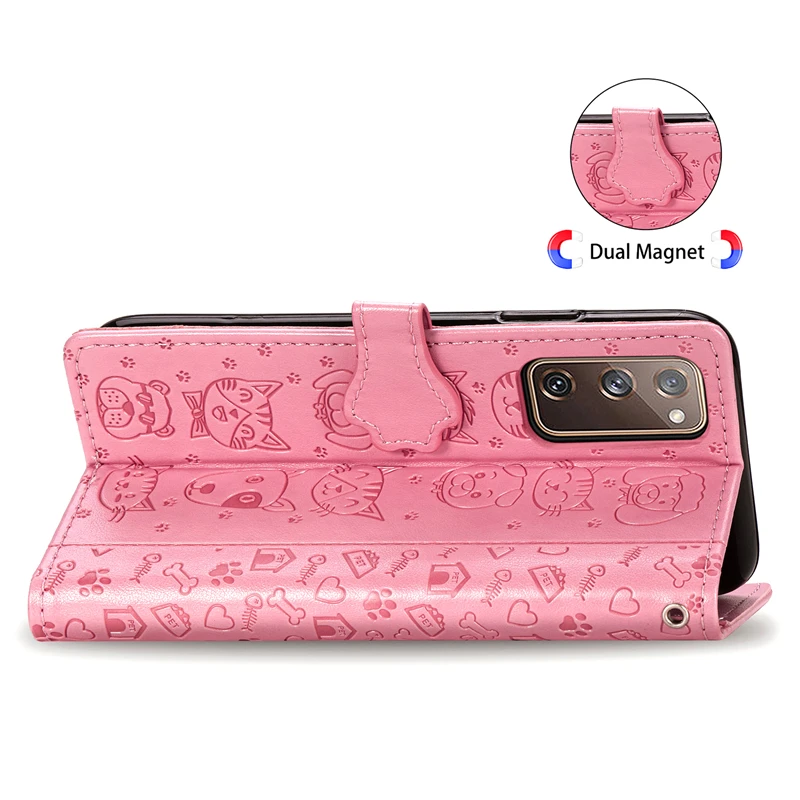 

For Samsung Galaxy S20 FE Case Cartoon Flip Fundas Wallet Leather Phone Case For Samsung S20 FE Cover For Samsung Galaxy S20 FE