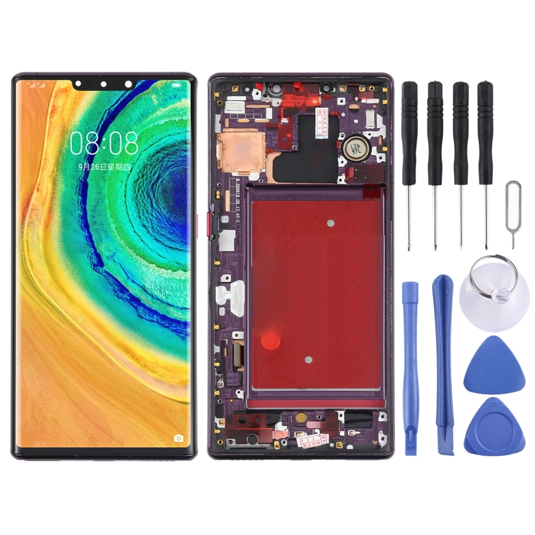 Pantalla LCD y digitalizador para Huawei Mate 30 Pro, montaje completo con Marco, nuevo-2