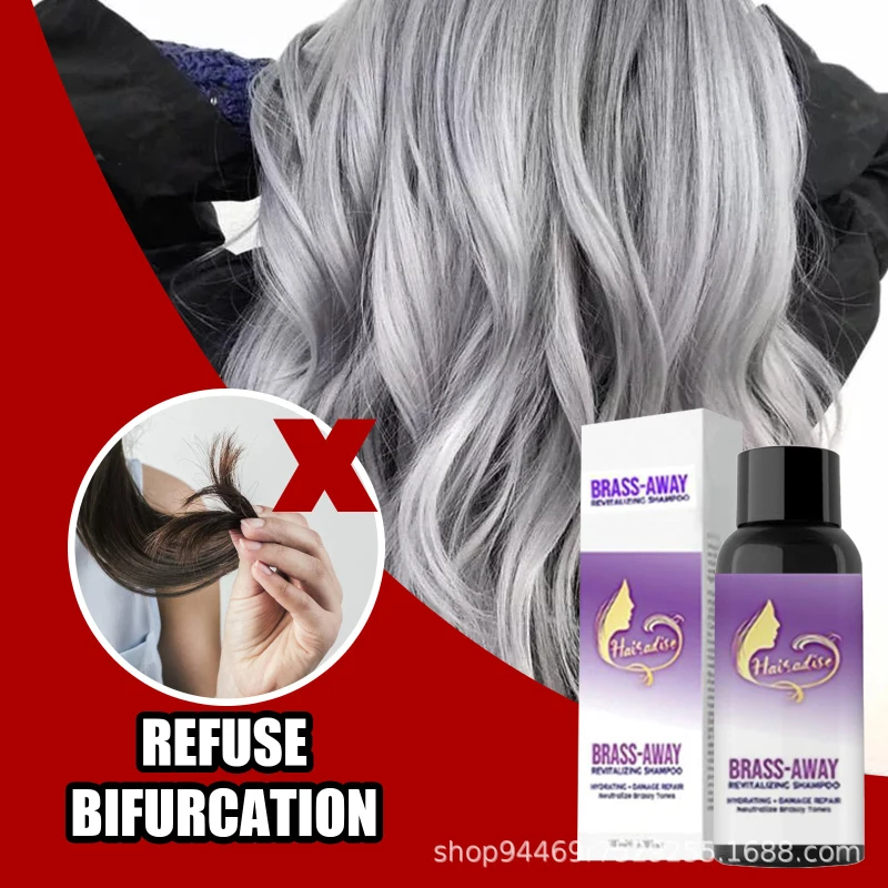 

30ml Blonde Purple Hair Shampoo Removes Yellow And Brassy Tones For Silver Ash Look Purple Hair Shampoo Professional Hair Care