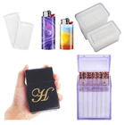 Эпоксидная смола для самостоятельного изготовления прикуривателя, защитный чехол, смола, набор форм, сигаретная коробка, силиконовая литейная форма для изготовления ювелирных изделий