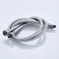 2pcs hot cold mixer faucet water supply hoses g12 g38 g916 60cm stainless steel flexible plumbing pipe bathroom accessories