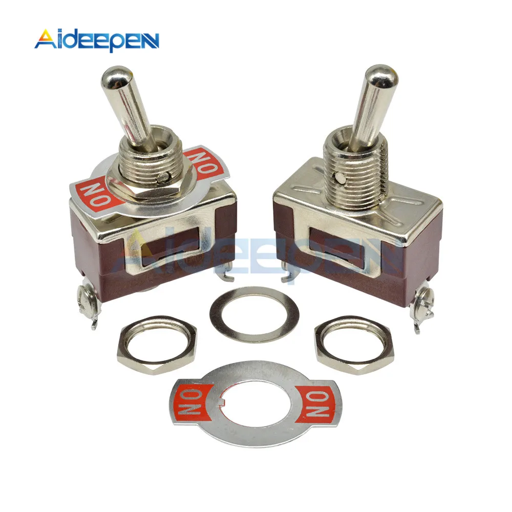 Высокоточный 1121 (C) 50000 тумблер Красный 3-Контактный вкл. ВЫКЛ. серебристый