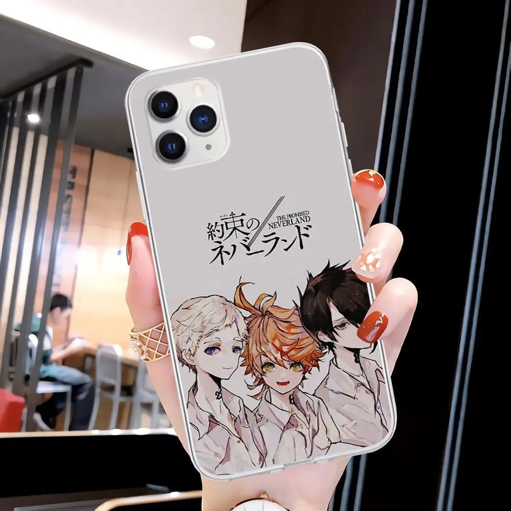 

The Promised Neverland Anime Transparent Phone Case For Samsung Galaxy A21S A71 S9 S10 Plus Lite S20 Note 20 Ultra Clear Cover