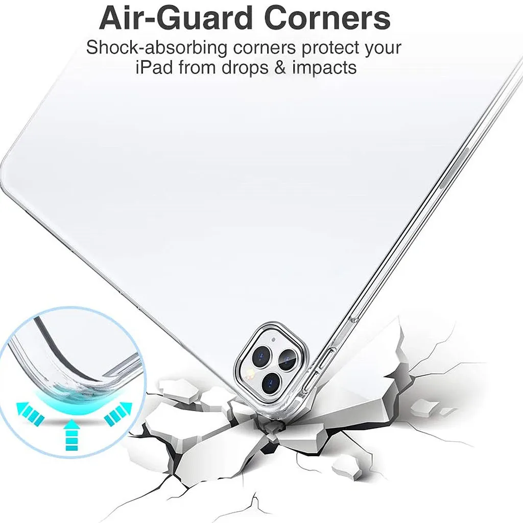 Мягкий резиновый защитный прозрачный чехол из ТПУ для нового iPad Pro 11/12 9 дюймов 2020