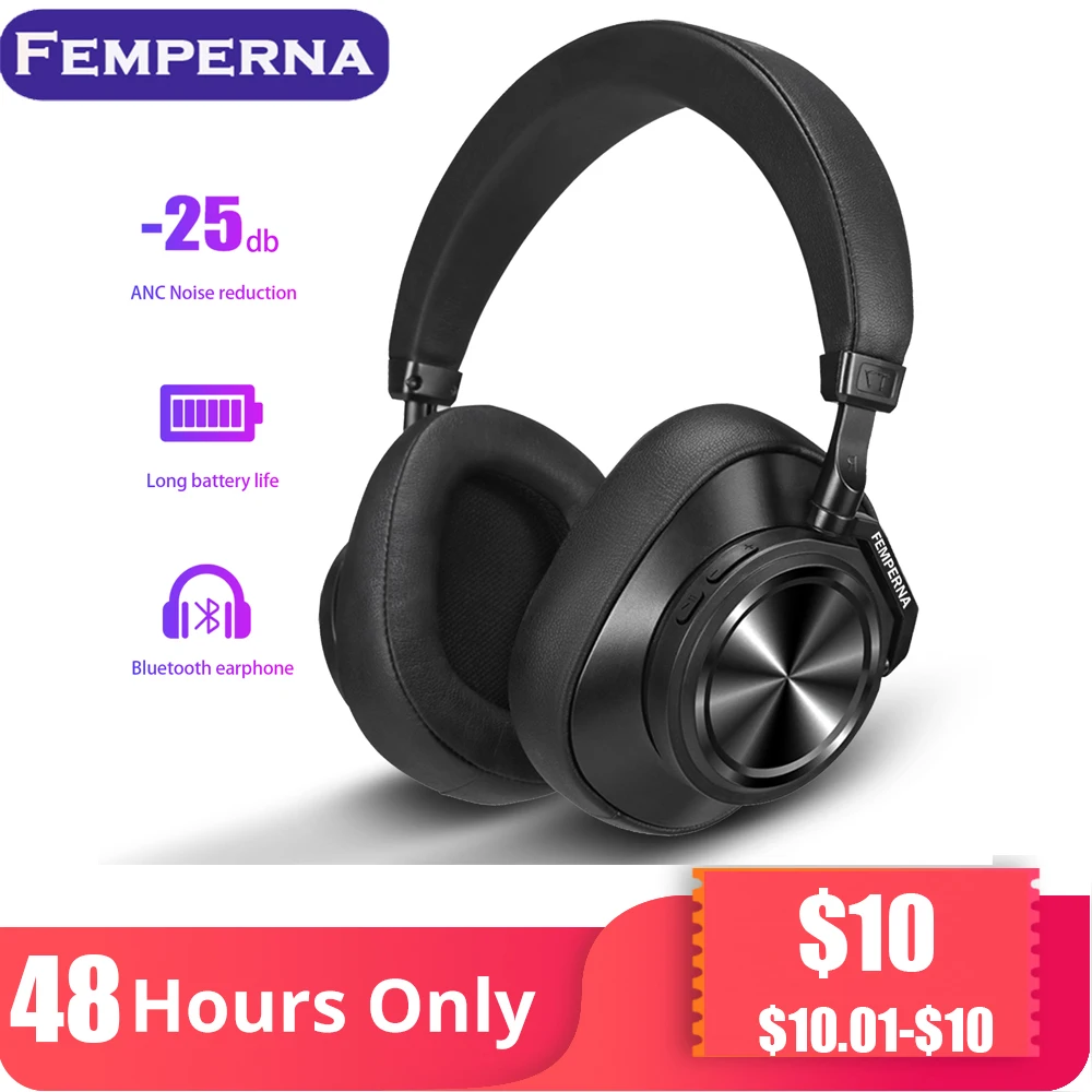 Femperna Bluetooth 5,0 беспроводные наушники для телефонов и музыки с распознаванием лица наушники с шумоподавлением