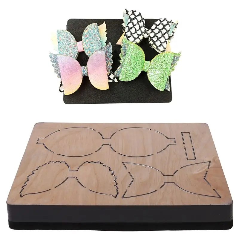 

Bow Bowknot Wooden Cutting Dies Stencil DIY Scrapbooking Album Stamp Craft Decor XXFD