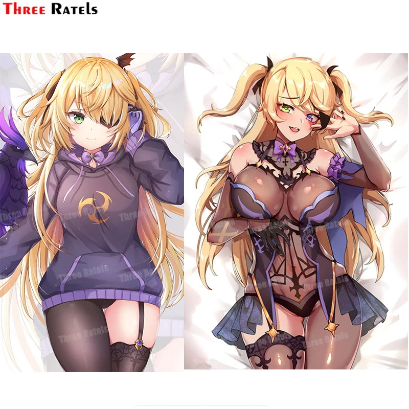 

Three Ratels A226 Cool Girl Fischl Genshin Impact для Audi A8 автомобильные аксессуары, виниловая водонепроницаемая пленка против царапин, декоративная наклейка