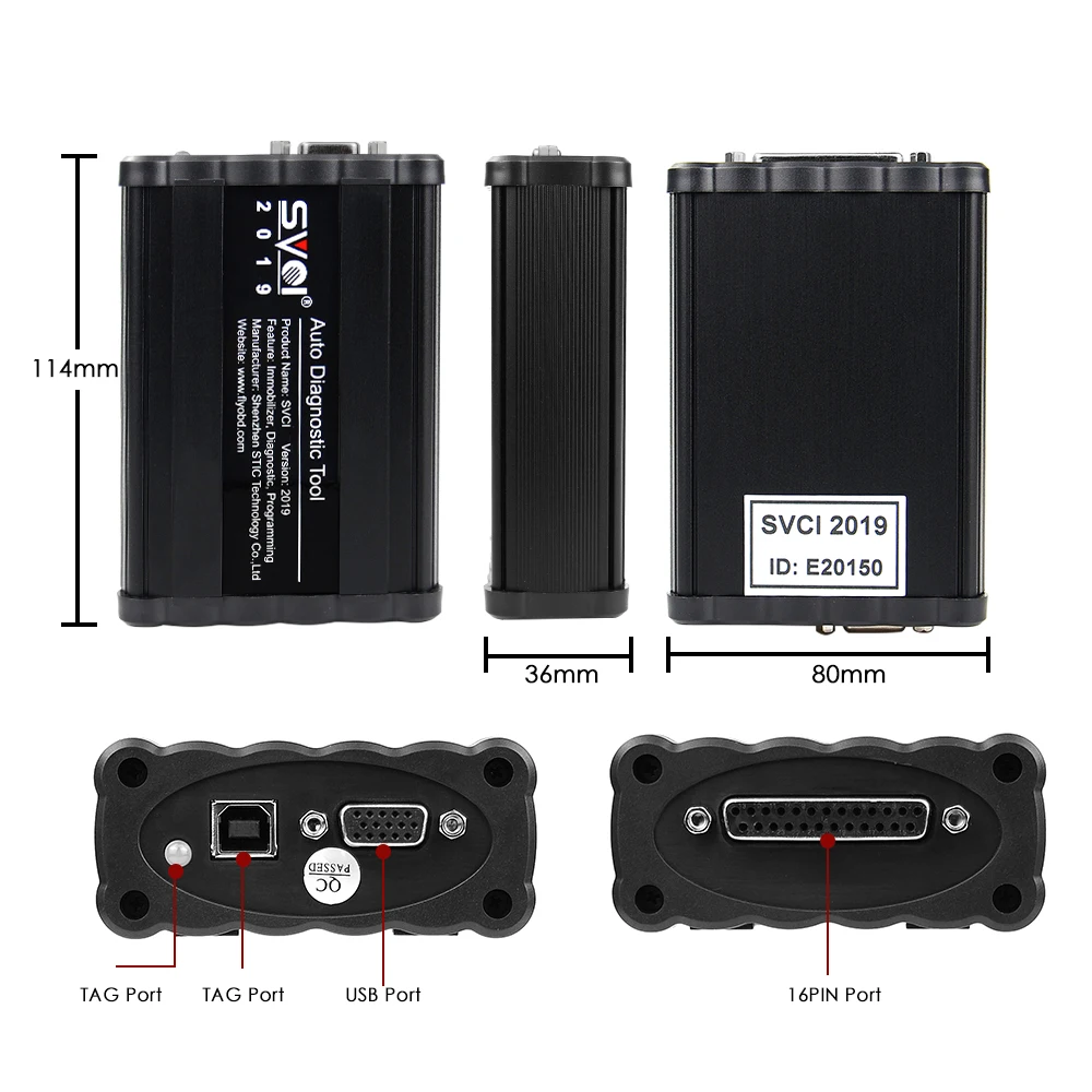 SVCI OBD2 ключевой программист FVCI VVDI2 V2015 V2014 FVDI J2534 без ограничений Fvdi abrites commander