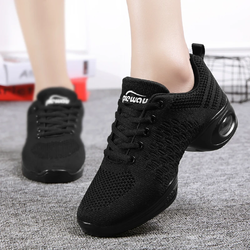 Женские Дышащие туфли в стиле хип хоп спортивные кроссовки для танцев белые