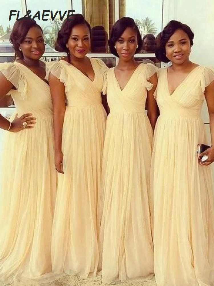 Фото Оптовая цена шифоновое платье подружки невесты es ТРАПЕЦИЕВИДНОЕ принцессы без