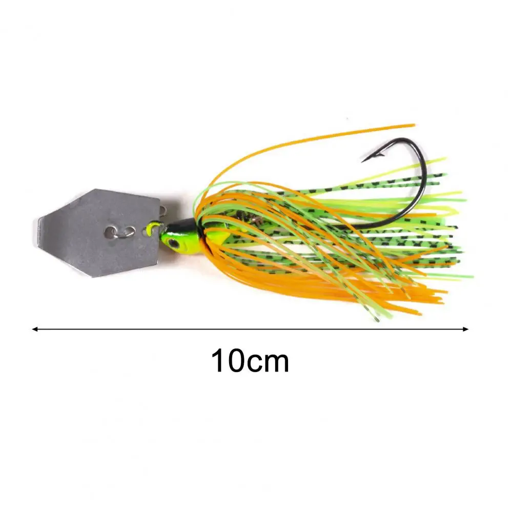 

6Pcs 10cm 11g Fishing Lures Multicolor Rotating Metal Sequin Beard Anti-Hanging Simulation Baits for Angling
