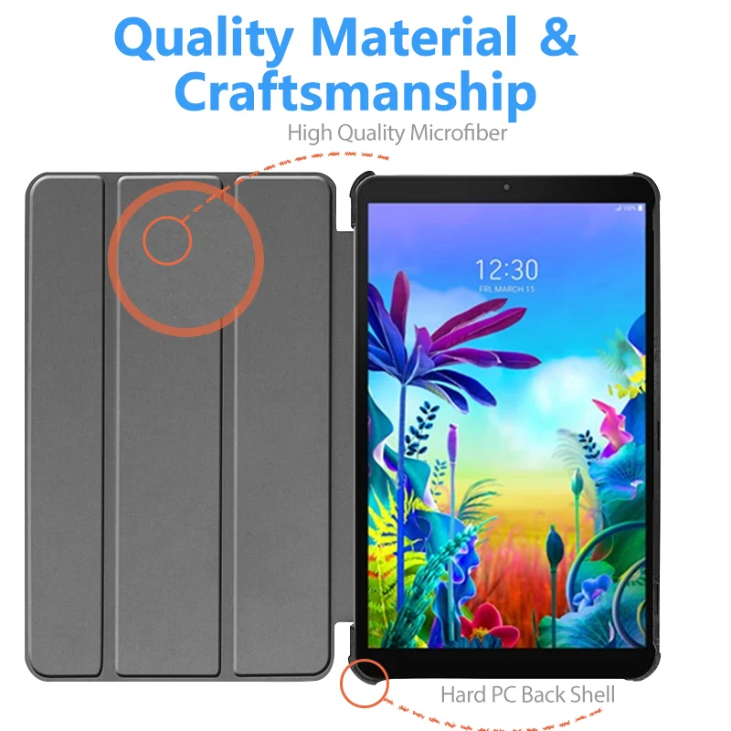 Магнитный чехол для LG G PAD 5 LM-T600L/T605L смарт-чехол из искусственной кожи для LG G PAD 10,1 дюймов планшет T600 T605 защитный чехол-книжка