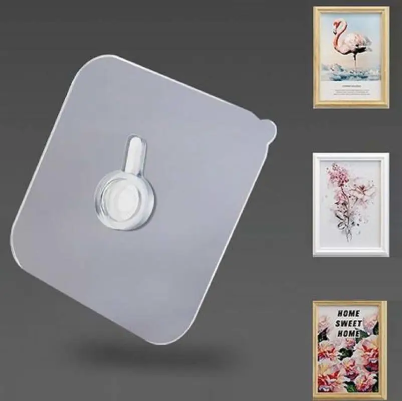 4 шт. крестиком настенная живопись крюк с отверстием самоклеящееся отверстие для