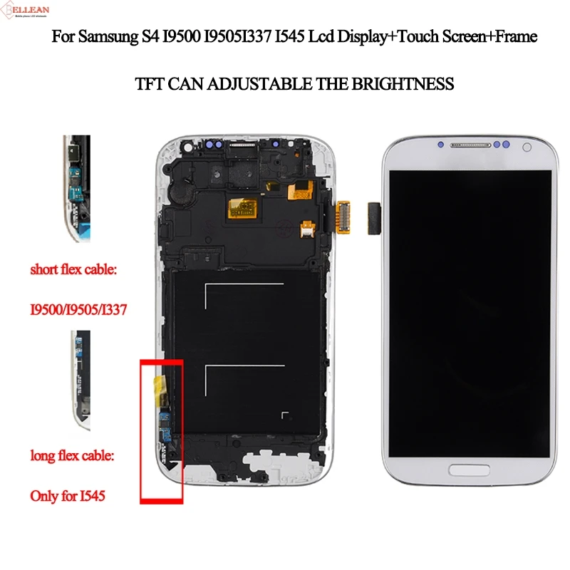 1 шт. I9505 дисплей HH для Samsung Galaxy S4 I9500 I337 I545 ЖК сенсорный экран дигитайзер в сборе с