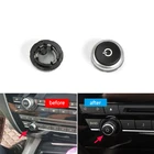 Для BMW F10 F11 F01 F02 F07 F15 F16 X5 X6 57 серия переключатель радио Ручка громкости переключатель CD машинки крышка кнопки автомобильные аксессуары
