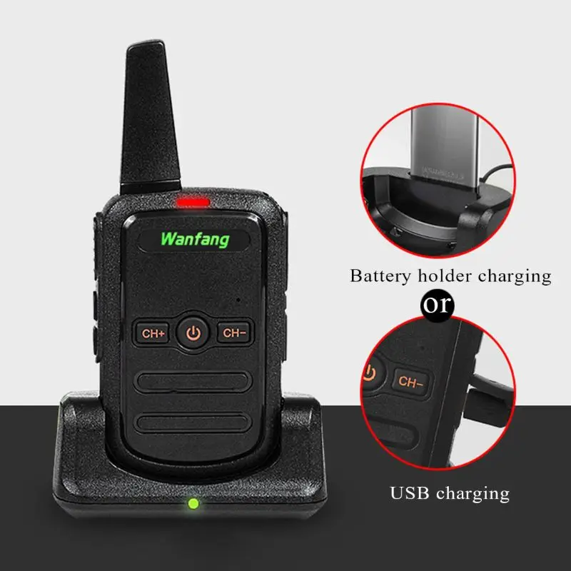 

Mini walkie-talkie ultra-thin miniature handheld hotel restaurant barber shop small wireless outdoor hand table HX6A