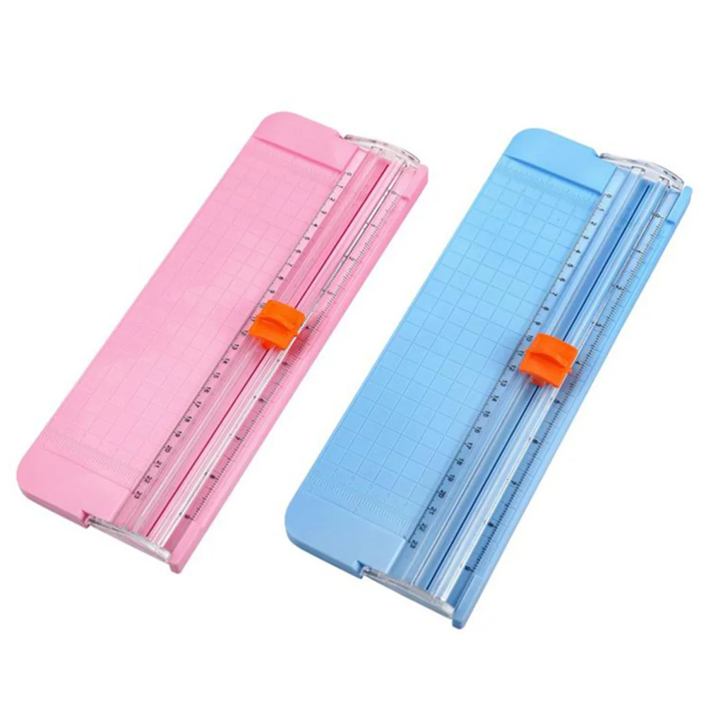 

Mini Paper Cutter Manual Paper Cutter Practical Paper Trimmer Practical Guillotine Cutting Tool (Random Color)