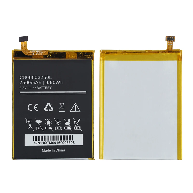 2 шт./лот Новая батарея высокой емкости 2500 мАч C806003250L для BLU Win HD 5 &quotX150Q X150 мобильный
