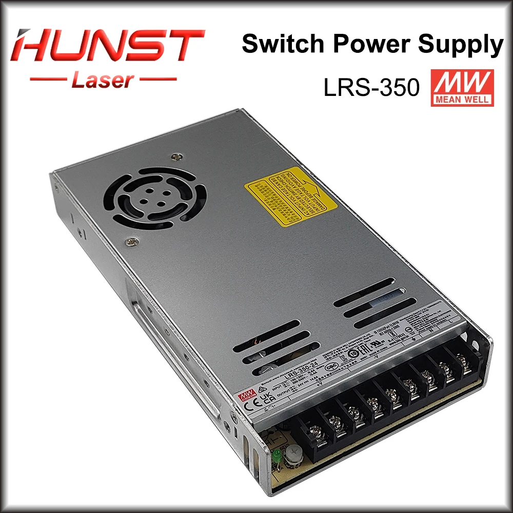 Hunst Laser Power Supply Meanwell LRS-350 Switching Power Supply 12V 24V 36V 48V 350W Original MW Taiwan Brand LRS-350-24 enlarge