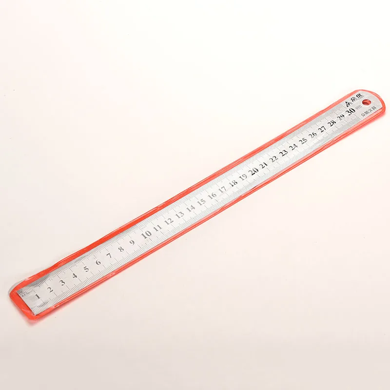 

30cm Wholesale Stainless Steel Metal Ruler Metric Rule Precision Double Sided Measuring Tool