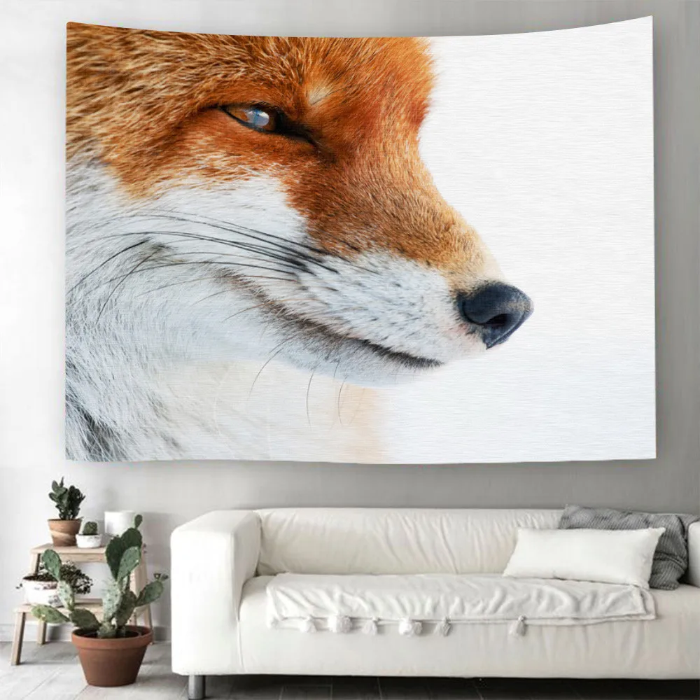 

Wild Animals Tapestry Wall Hanging Room Carpet Ferocious Beast Tapestries Art Table Cloth Bedroom Home Decoration Accessories
