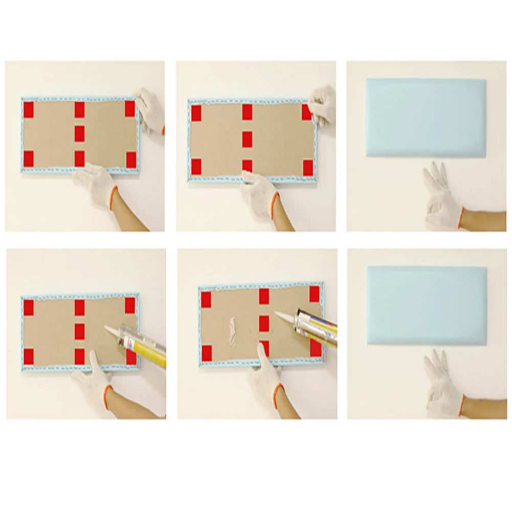 

Solid Color Baby Anti-collision Wall Mat Foam Waterproof Self-adhesive Cushion