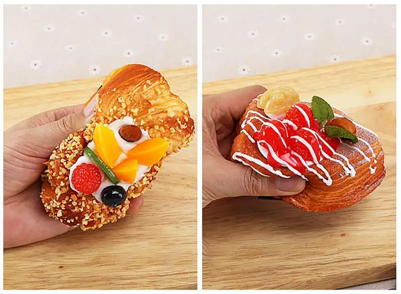 Искусственная еда торт закусочный хлеб вечерние украшения мини-модель домашний