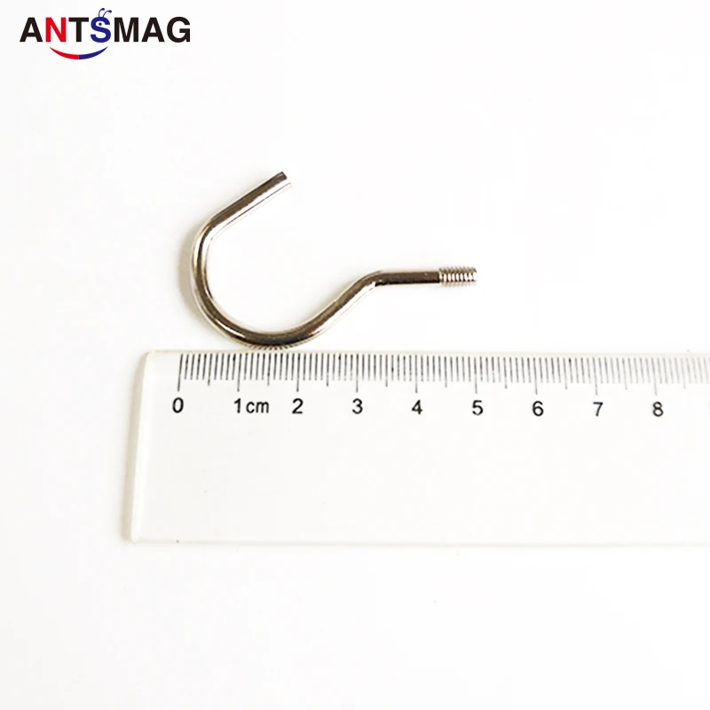 Крючок диаметром M4 из нержавеющей стали 100 шт. бесплатная доставка|Магнитные
