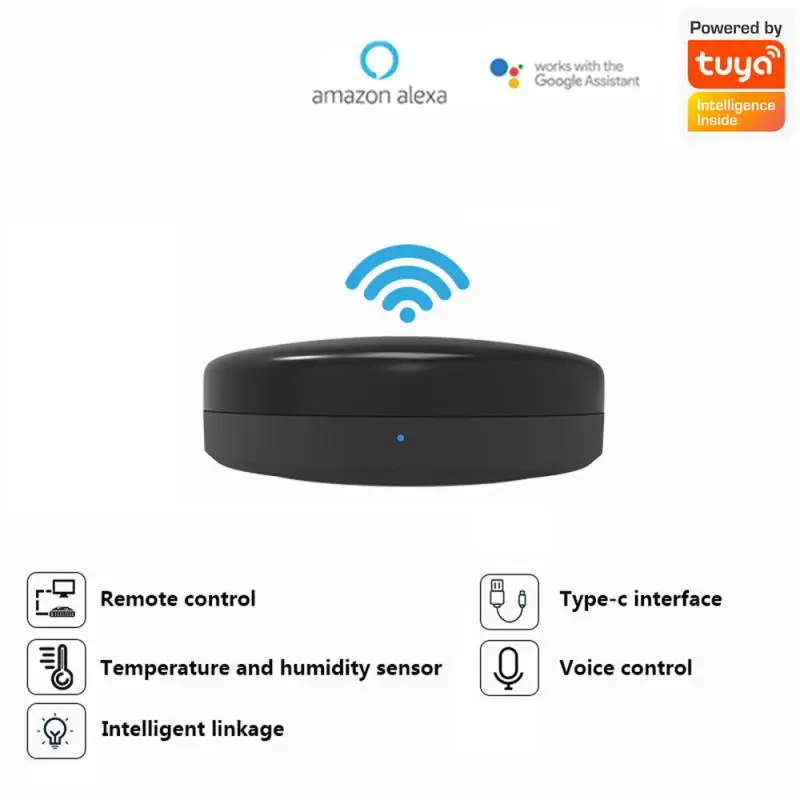 

2021 Tuya IR Remote Control Smart Wifi Universal Infrared For Smart Home Control For TV DVD AUD AC Works With Alexa Google Home