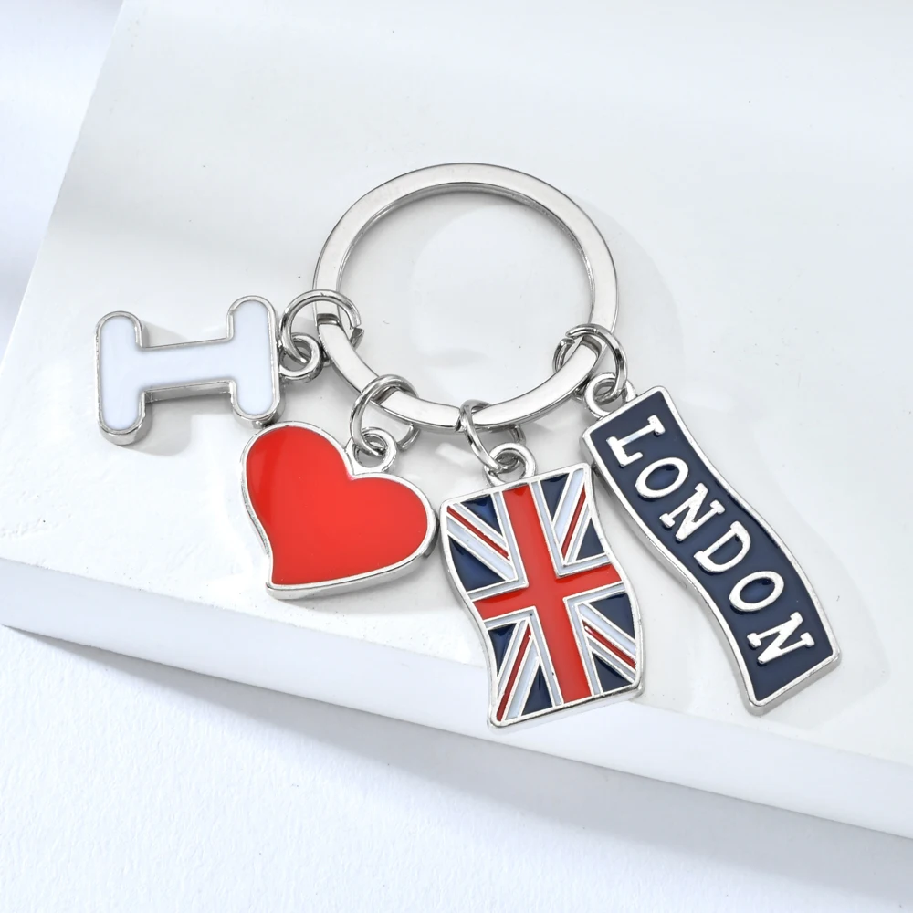 Vicney модные ювелирные изделия аксессуары I Love London брелок в форме сердца