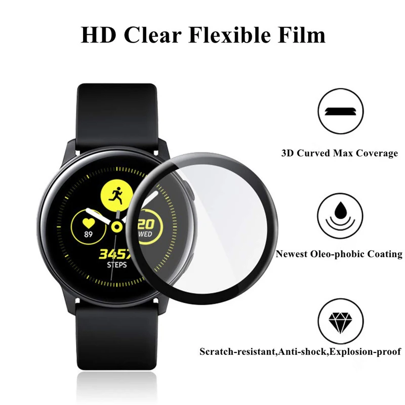 Полноэкранный протектор из закаленного стекла для samsung gear S3 frontier Galaxy Watch 46 мм 42 S2