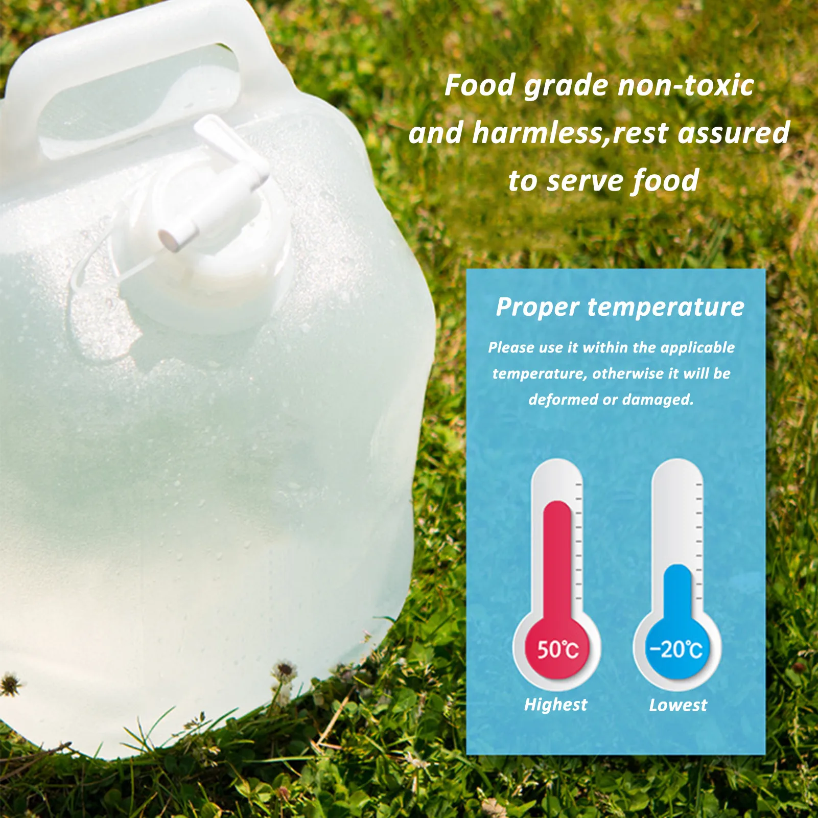 Емкость для воды объемом 10 л портативный смеситель резервуар пикника кемпинга