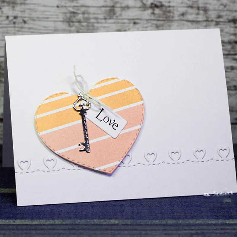 Резные штампы 2019 новые высечки в форме сердца для изготовления открыток