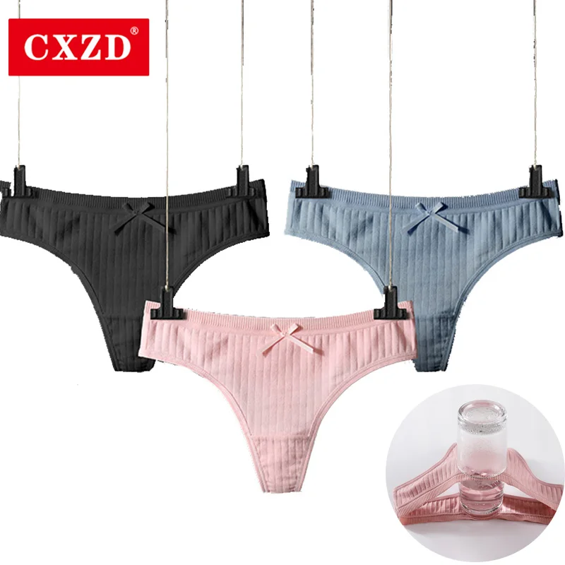 CXZD сексуальное нижнее белье женские хлопковые стринги трусики трусы интимные с