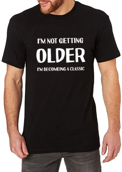 

doohcwBDJ Mens I'm NOT Getting Old Funny Printed T-Shirts Men Cool Personalized Tee