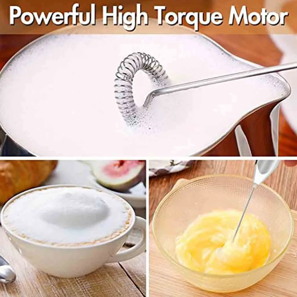 Electric Milk Frother Drinks Foamer Coffee Whisk Mixer Handle Stirrer Egg Beater Stirring Tool Mixer#25 | Дом и сад