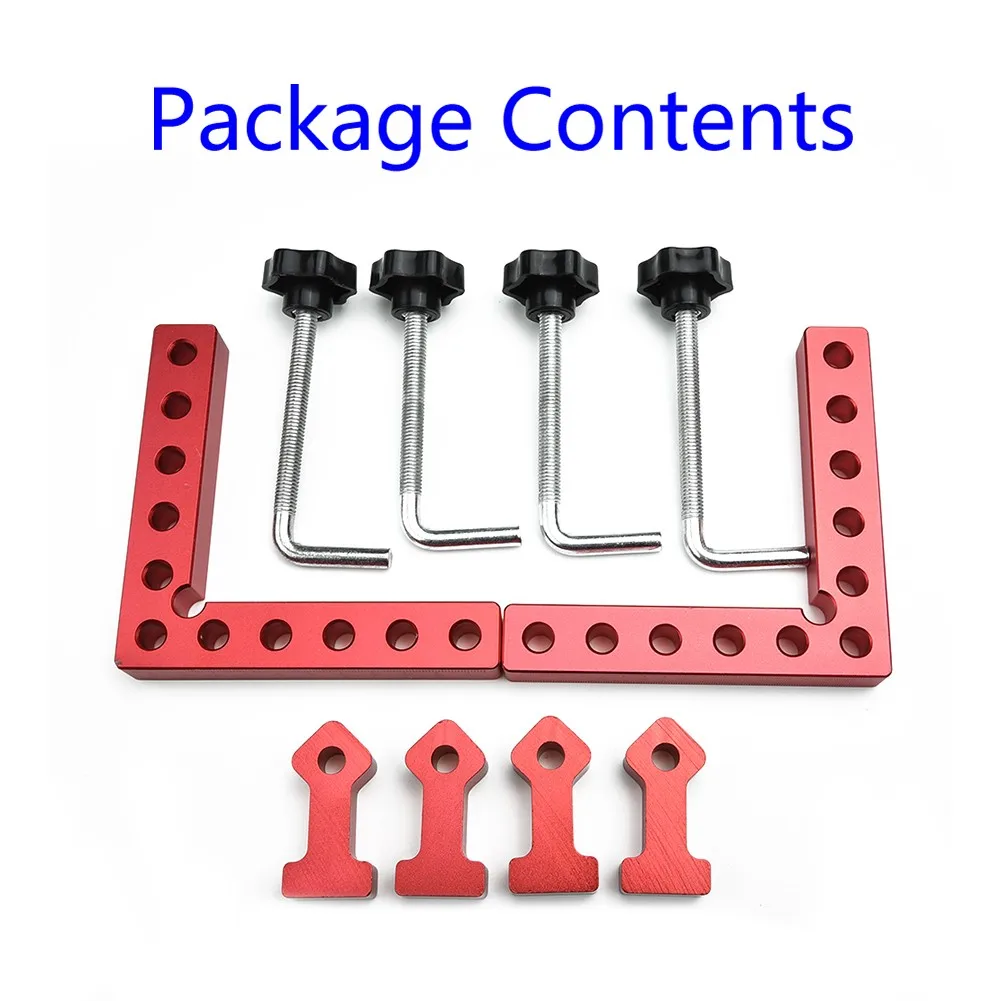 

6pcs/set 90 Degree Woodworking Positioning Squares Right Angle Clamp Carpenter Hand Tools 6pcs/Set Woodworking Corner Clamps