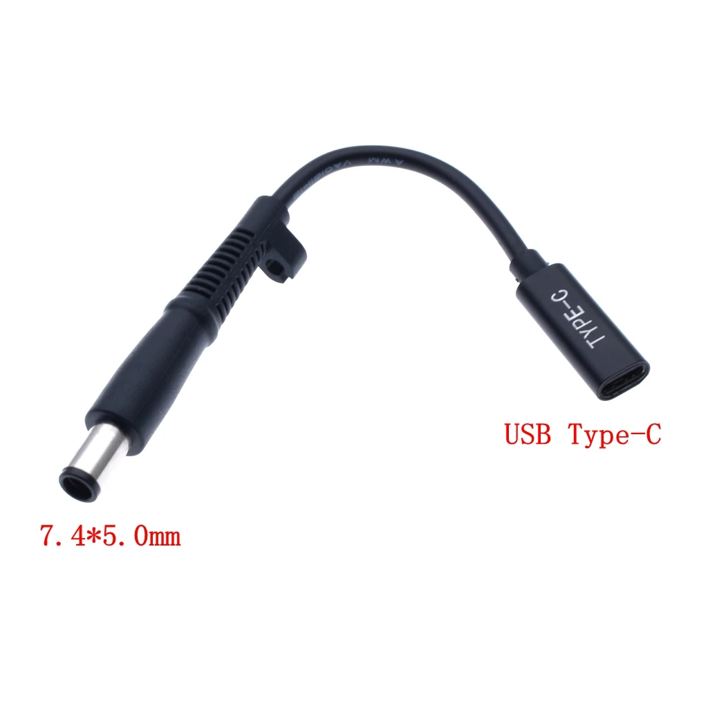 USB 3 1 type C мама к DC 7 4*5 0 мм 4 5*3 5 5*2 2 Sqaure папа зарядное устройство адаптер соединитель