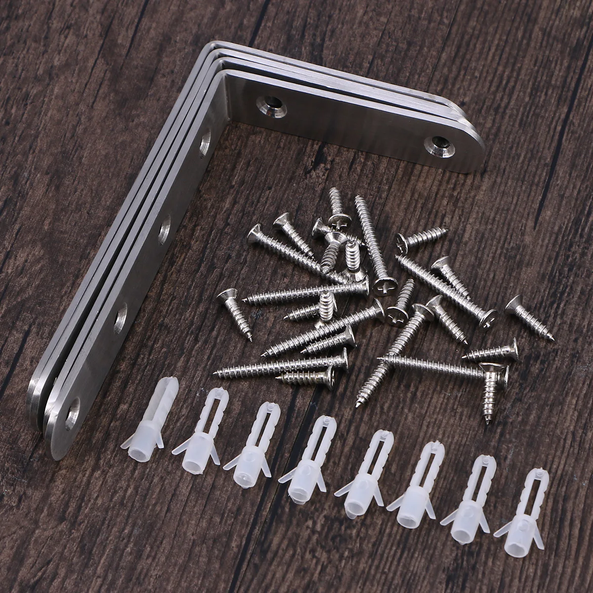 8 шт. утолщенной l образный угловая скобка кронштейны для полок угол кронштейн