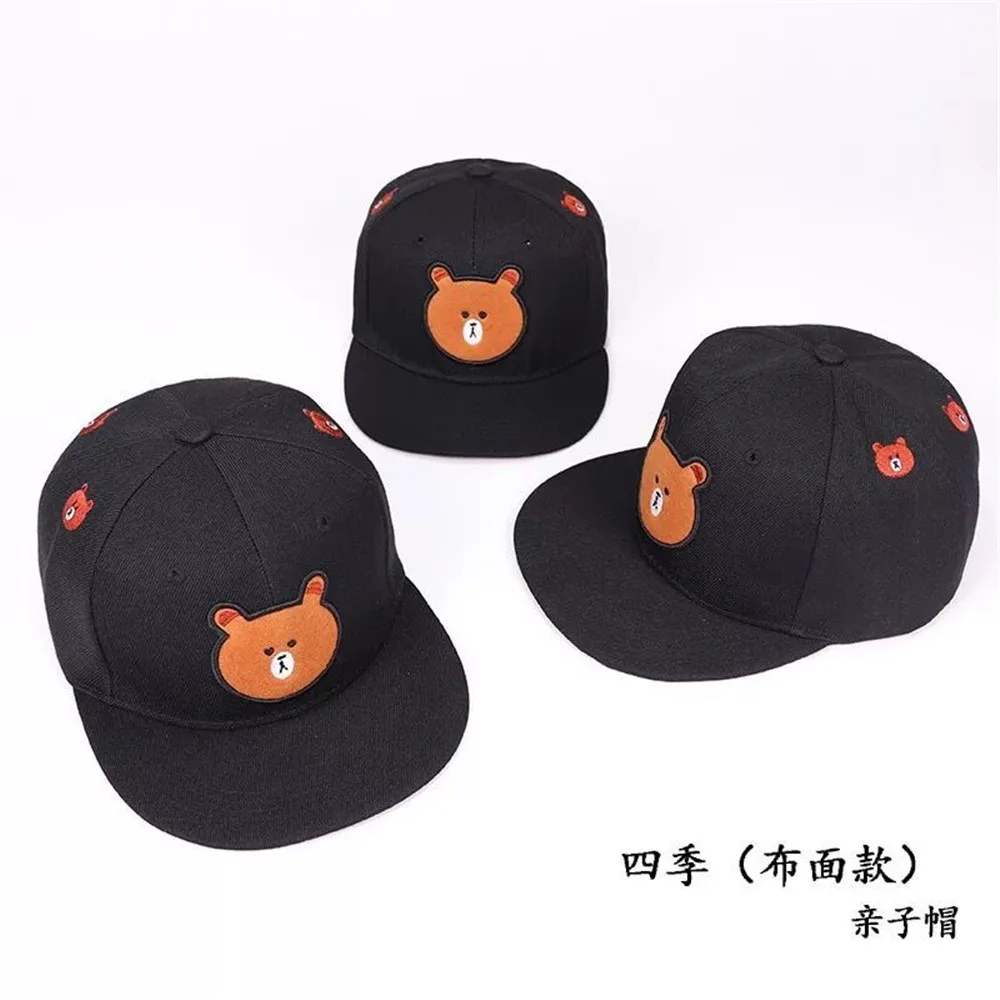 Бейсболка детская Спортивная черная сетчатая в стиле хип-хоп