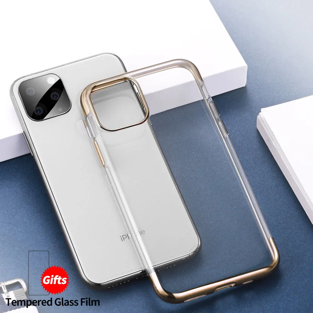 Чехол для телефона SmartDevil из ТПУ с покрытием IPhone 11 Pro Max мягкий прозрачный чехол X XS